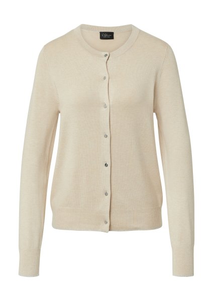 S.OLIVER BLACK LABEL Cardigan aus Viskosemix mit Glitzergarn 10816077