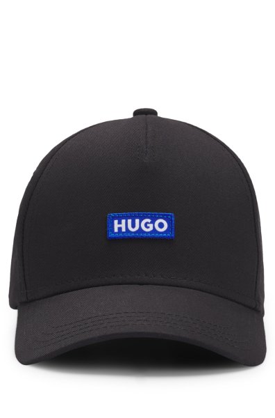 HUGO BLUE Cap aus Baumwoll-Twill mit blauem Logo-Aufnäher 10749332