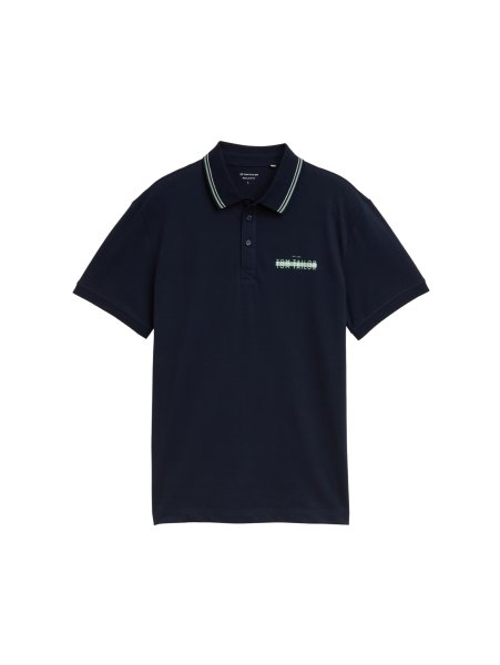 TOM TAILOR Piqué Poloshirt mit prünt 10819408