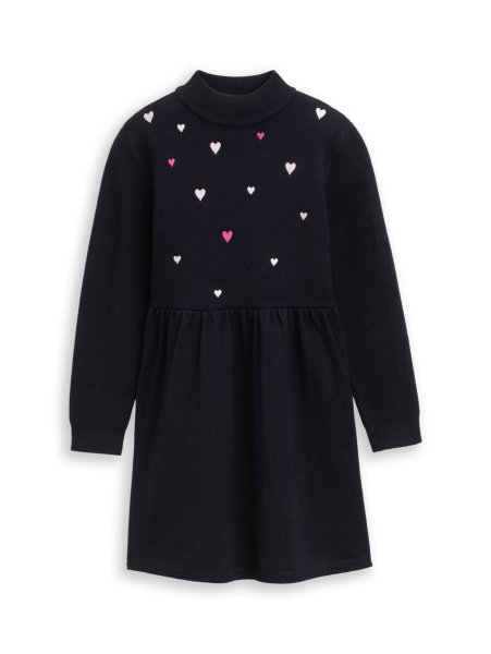 TOM TAILOR DENIM Strukturiertes Langarmkleid 10830230