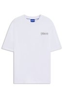 Vorschau: HUGO BLUE All-gender T-Shirt aus Baumwoll-Jersey mit Logo-Prints 10805033