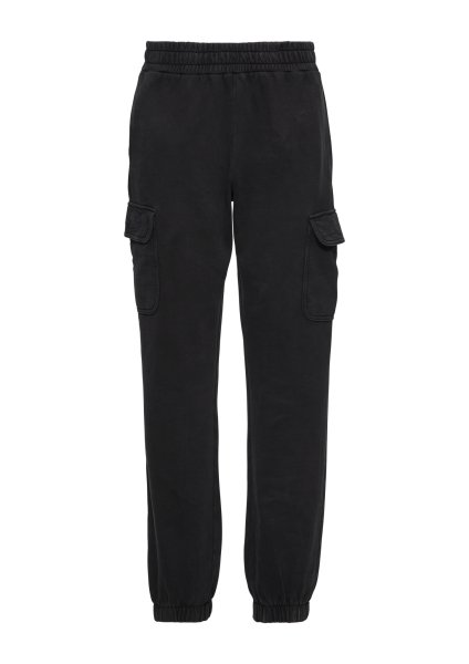 QS Sweatpants mit Cargo-Taschen und Waschung 10764776