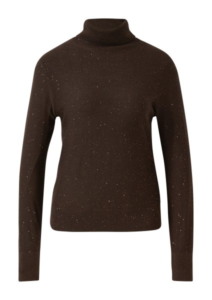 S.OLIVER BLACK LABEL Rollkragenpullover mit Glitzer-Effekt 10814505
