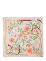 Vorschau: GUESS Schal Kufiya 4G-Logo Blumenmuster 10807949