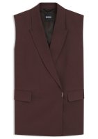 Vorschau: Boss Relaxed-Fit Weste aus Leinen-Mix 10823839