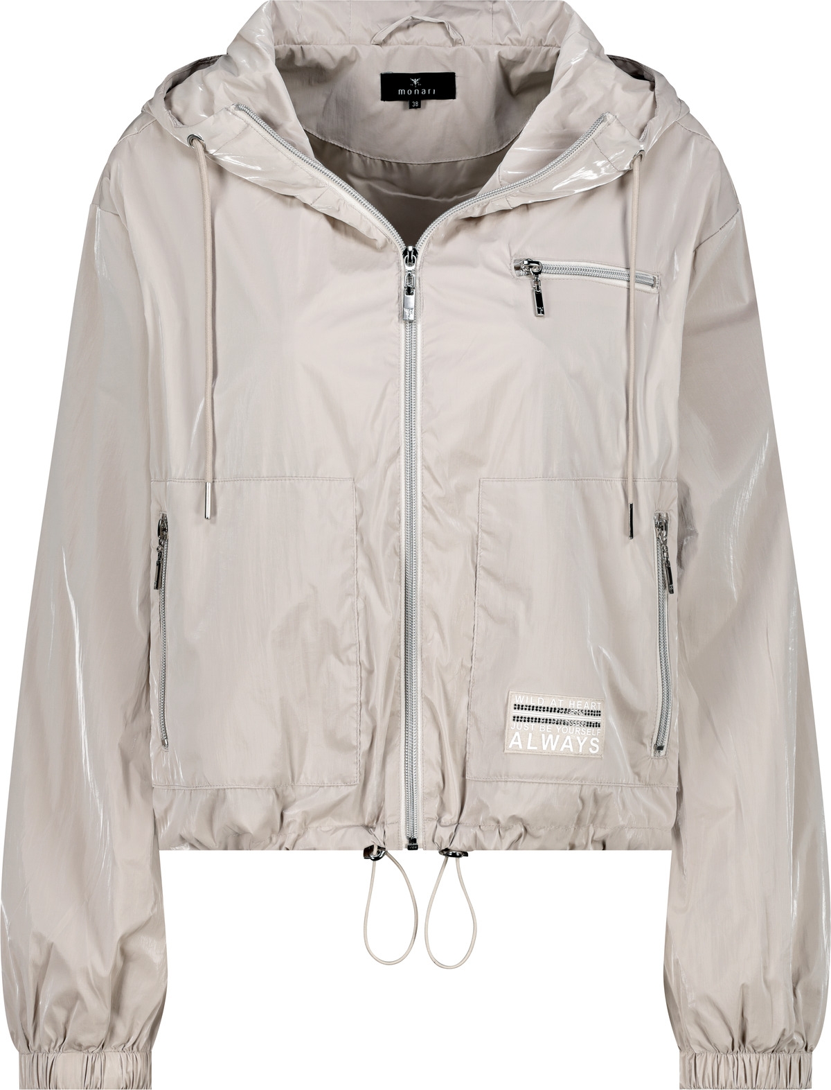 K&ö Weisse Karl Kani Jacke Pullover Sweatjacke Lang Mit Kapuze