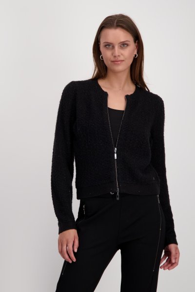 MONARI Glitzernde Bouclé-Jacke 10795406