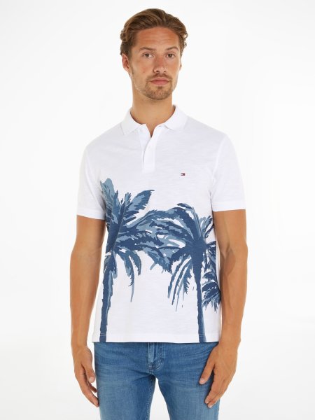 TOMMY HILFIGER Polo 1/2 Arm Palmen-Print 10736148