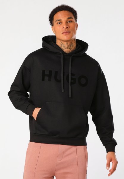 HUGO RED Oversized Hoodie aus Baumwoll-Terry mit tonalem Logo 10755327