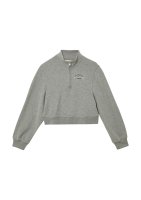 Vorschau: S.OLIVER Cropped-Sweatshirt mit Stehkragen und Reißverschluss 10814517