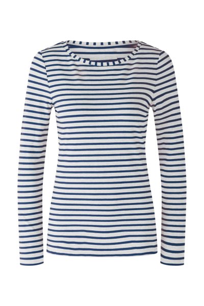 OUI SUMIKO Langarmshirt elastische Cotton-Modalmischung 10754911