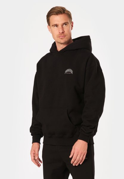 PEGADOR CREGO OVERSIZED HOODIE WASHED BLACK 10785074