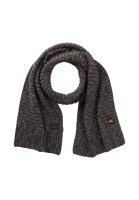 Vorschau: CAMEL ACTIVE Baumwollschal mit Rippenstruktur und Strickdesign 10814165