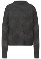 Vorschau: STREET ONE Glitzer Jacquard Pullover 10829375