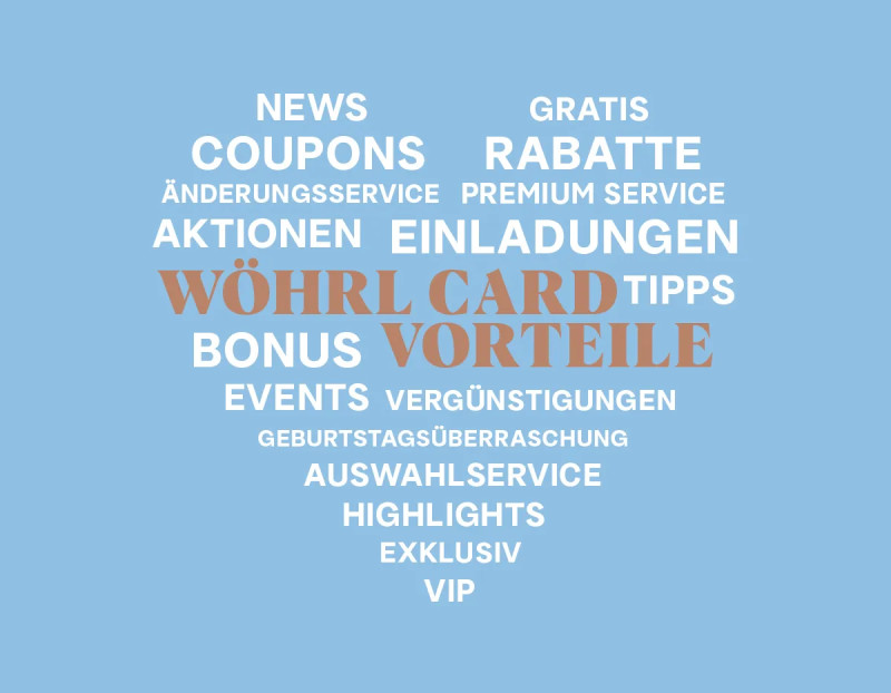 WÖHRL Card Vorteile