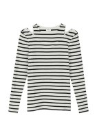 Vorschau: S.OLIVER Geripptes Longsleeve im 2-in-1-Look 10811088