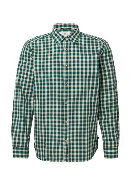 S.OLIVER Regular Fit: Kariertes Hemd mit Kentkragen 10814422