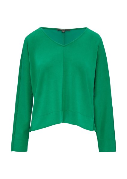 COMMA Weiches Relaxed-Fit-Sweatshirt mit Paspeldetails 10788424