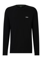 Boss Green T-Shirt mit langen Ärmeln aus Stretch-Baumwolle mit Kontrast-Logo 10818673