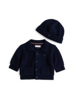 Vorschau: TOMMY HILFIGER Set aus Mütze und Strickjacke 10805169