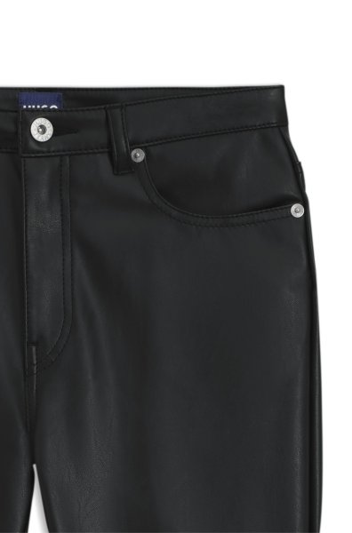 HUGO BLUE Hose aus Kunstleder mit ausgestelltem Beinverlauf 10797962