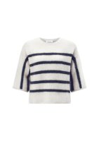 Vorschau: Rich & Royal Crew NK Stripes Cropped 10842058