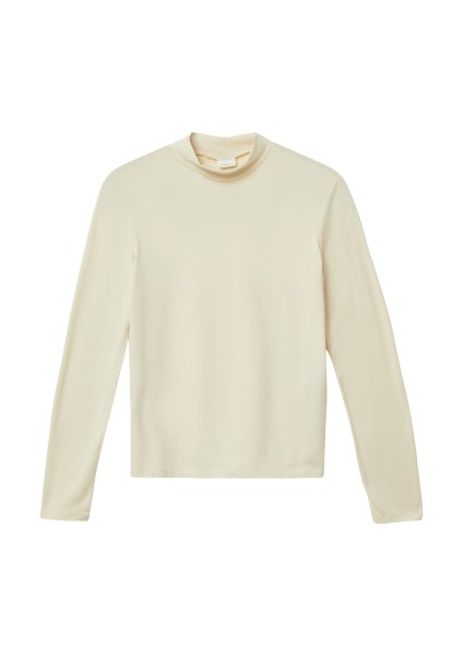S.OLIVER Longsleeve im Slim Fit mit Stehkragen 10814514