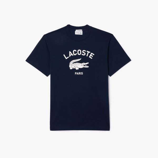 LACOSTE Classic Fit T-Shirt mit Lacoste-Print 10755264