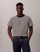 Vorschau: CALVIN KLEIN JEANS SS 20S STRIPE JERSEY MONOLOGO CN T-Shirt 10806375