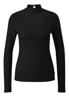Vorschau: QS Shirt mit Spitzenkragen 10807330