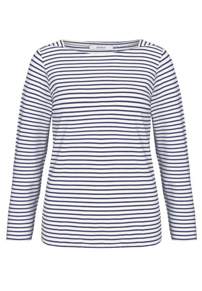 BIANCA Angesagtes Langarmshirt mit U-Bootausschnitt 10804315