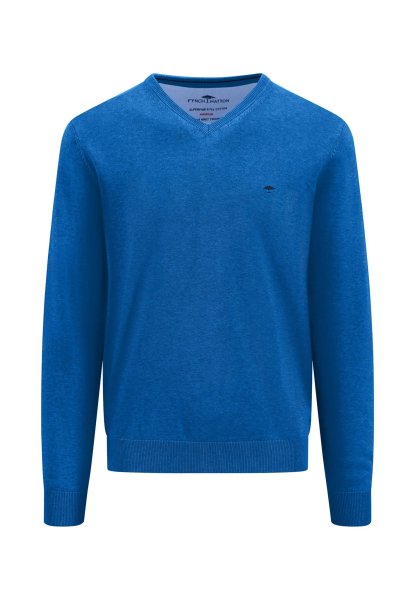 FYNCH HATTON Strickpullover V-Neck Superfine 10767837