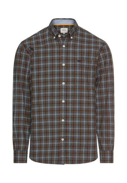 CAMEL ACTIVE Langarm Shirt aus reiner Baumwolle mit Button-Down-Kragen 10633775