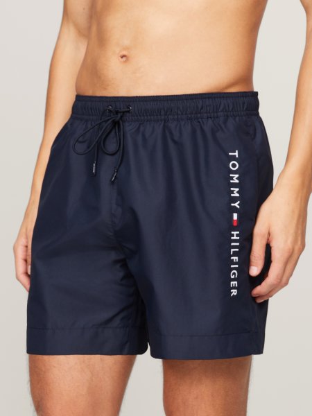 TOMMY HILFIGER ORIGINAL MITTELLANGE BADESHORTS MIT LOGO 10735859