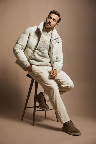 BOSS ORANGE Regular-Fit Jacke mit Teddykragen 10805339