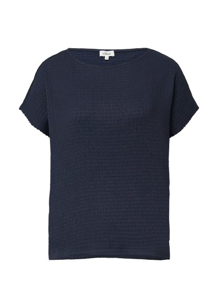 S.OLIVER Strukturiertes T-Shirt im Relaxed Fit 10811369