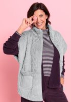 Vorschau: BIANCA Coole Fellimitatweste mit Stehkragen 10807359