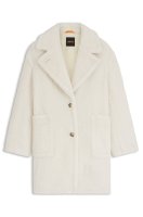 Vorschau: BOSS ORANGE Teddy-Mantel mit verstellbarem Kragen 10805495