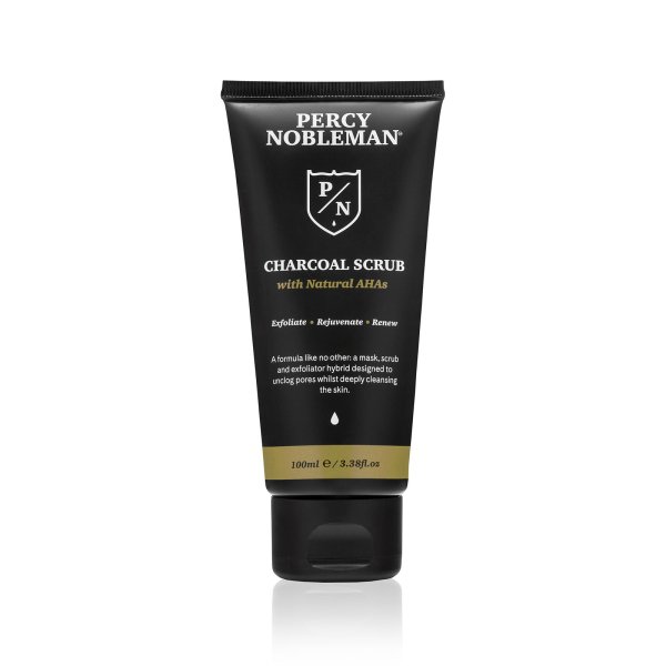 Percy Nobleman CHARCOAL SCRUB WITH NATURAL AHAS
