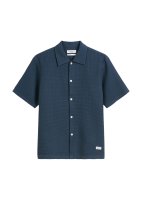 Vorschau: MARC O´POLO DENIM Kurzarm-Hemd regular in Waffel-Optik 10801657