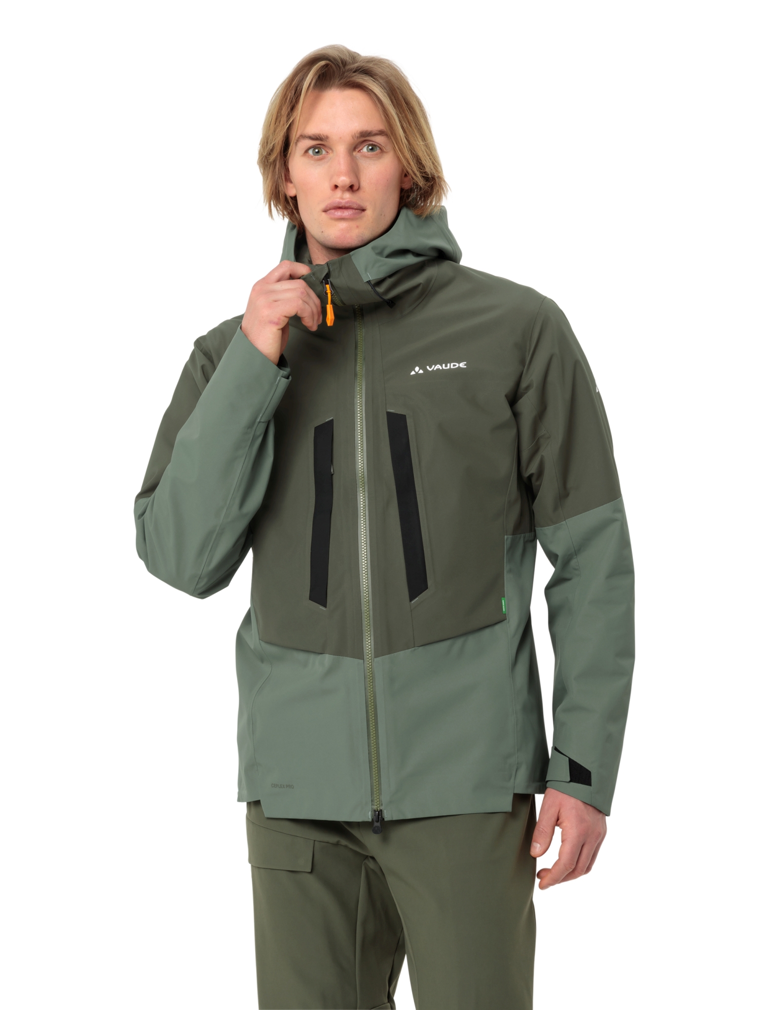 Bicycle Vaude Rain Suit Escape Padded Bicycle Rain Jacket Men's VAUDE