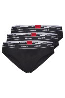 Vorschau: HUGO RED DREIER-PACK SLIPS AUS STRETCH-BAUMWOLLE MIT LOGOS AM BUND TRIPLET BRIEF STRIPE 10682140