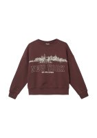 Vorschau: S.OLIVER Oversize Sweatshirt mit großem Frontprint und kuscheliger Innenseite 10814518