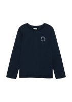 Vorschau: S.OLIVER Longsleeve aus Baumwolle mit kleinem Print-Detail 10765101