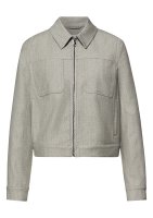 Vorschau: Street One Jacke mit Fischgrätmuster und Zipper 10855767