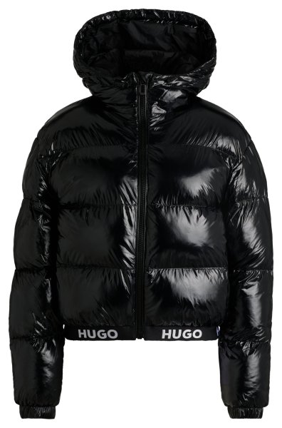 HUGO RED Wasserabweisende Steppjacke mit Logo-Bund 10756209