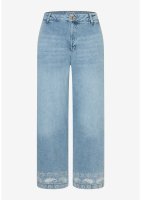 Vorschau: More & More Jeans mit Stickerei am Saum 10836374