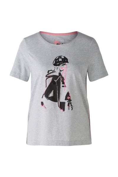 OUI T-Shirt reine Biobaumwolle 10781635