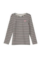 Vorschau: S.OLIVER Gestreiftes Longsleeve im Slim Fit mit Glitzergarn 10811096