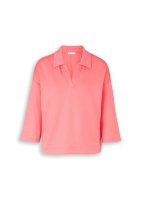 Vorschau: Tom Tailor Loose Fit Scuba Langarmshirt mit Polokragen 10847868